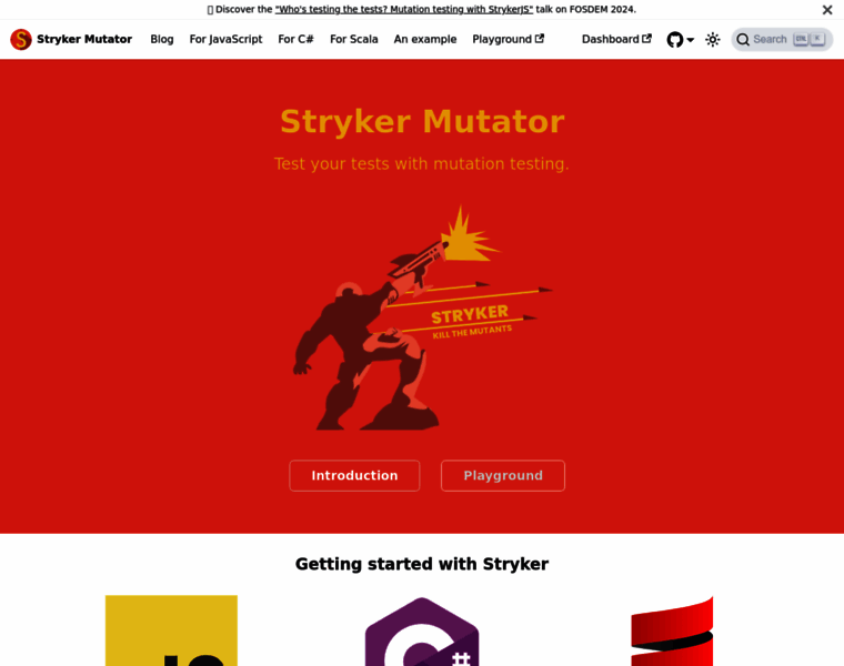 Stryker-mutator.io thumbnail