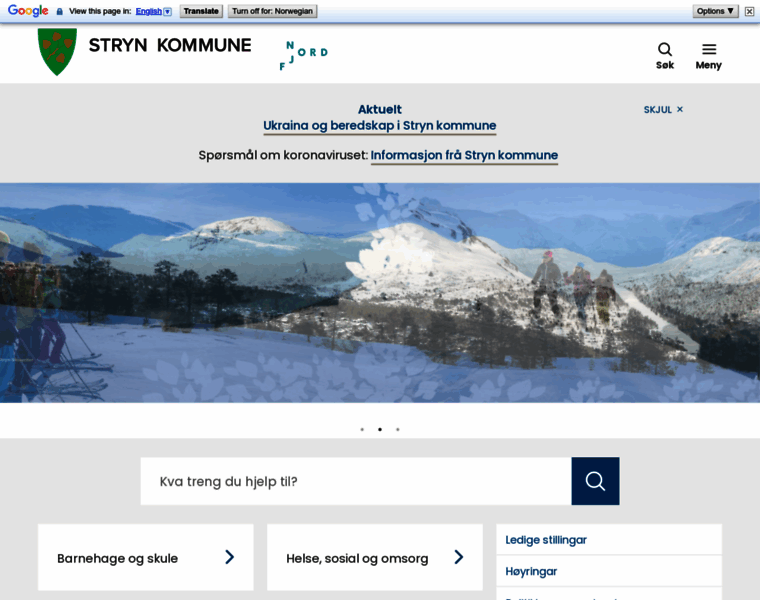 Stryn.kommune.no thumbnail