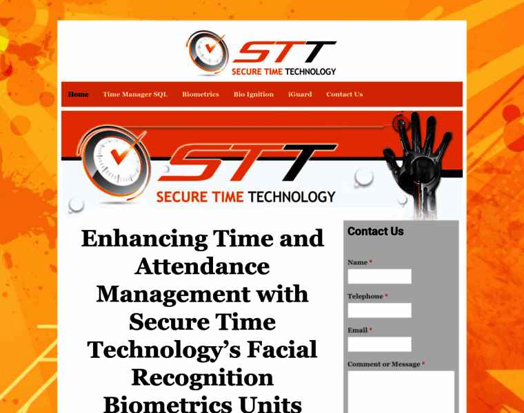 sttech.co.za at WI. Secure Time Technology – Time Monitoring Solutions ...