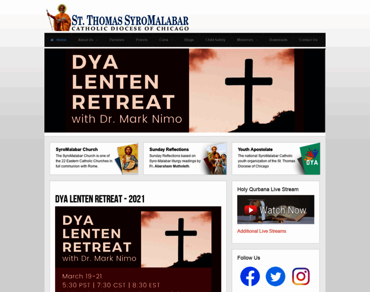 Stthomasdiocese.org thumbnail