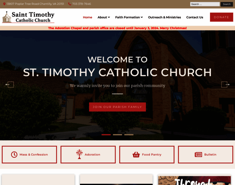 Sttimothyparish.org thumbnail