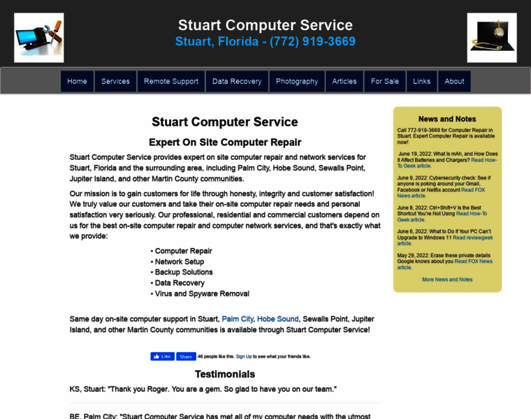 Stuartcomputer.com thumbnail