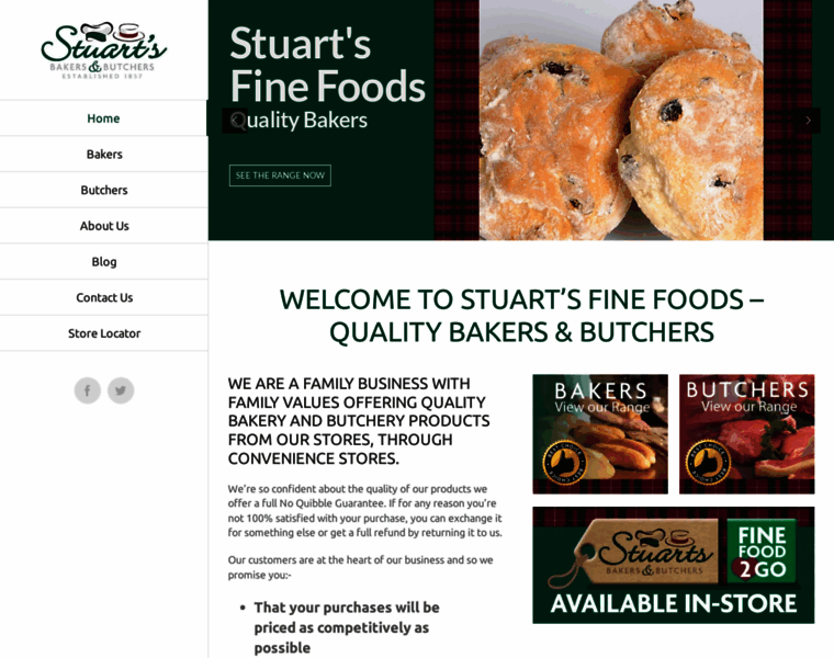 Stuartsfinefood.co.uk thumbnail
