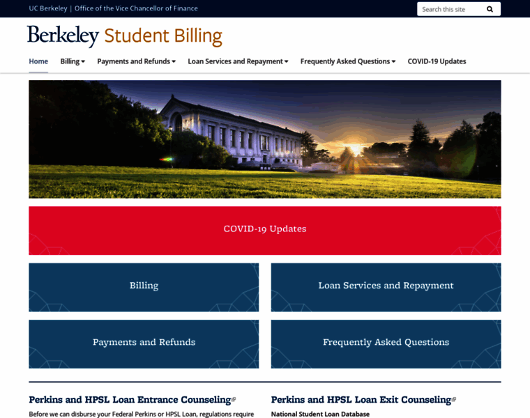 Studentbilling.berkeley.edu thumbnail