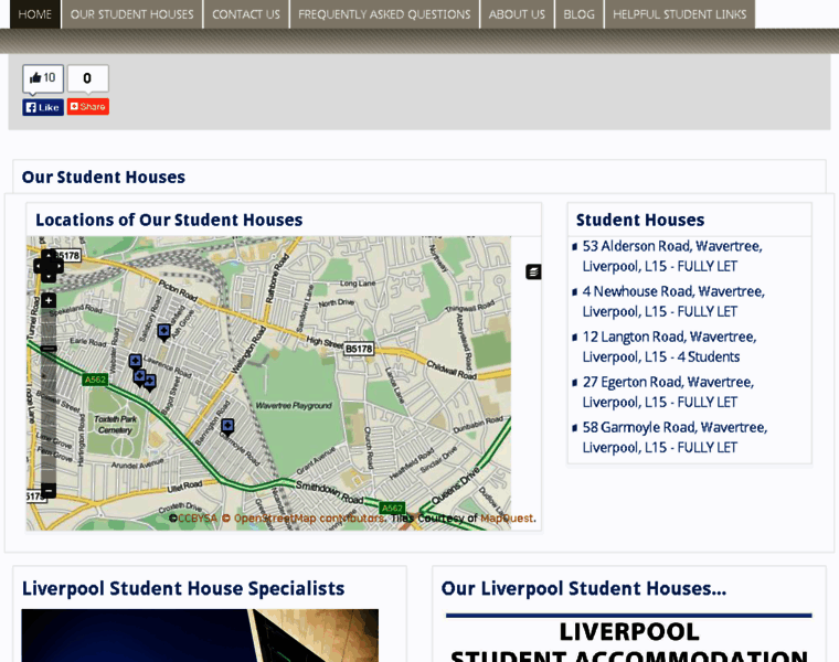 Studenthouseliverpool.com thumbnail