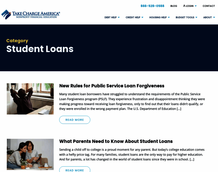 Studentloans.takechargeamerica.org thumbnail