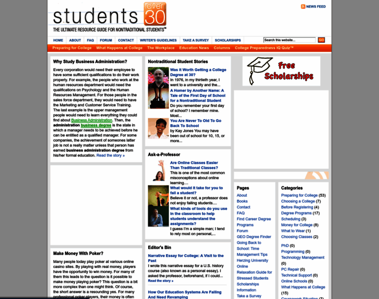Studentsover30.com thumbnail