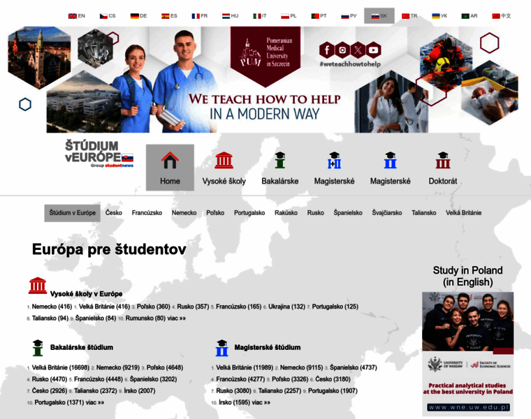Studiumveurope.eu thumbnail
