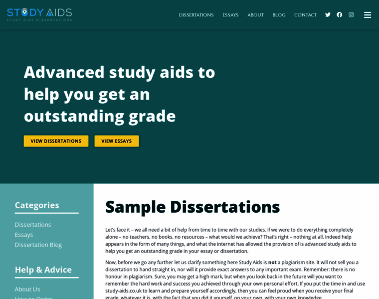 Study-aids.co.uk thumbnail