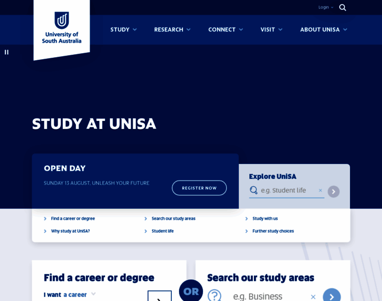 Study.unisa.edu.au thumbnail