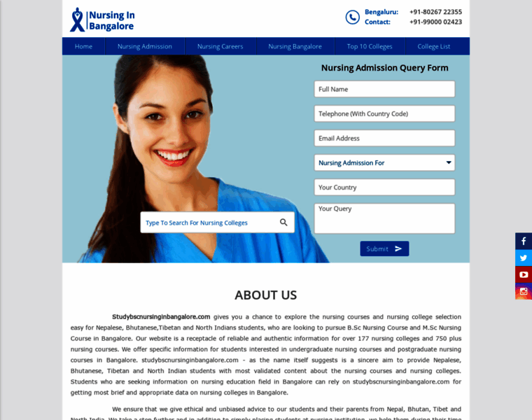 Studybscnursinginbangalore.com thumbnail Studybscnursinginbangalore.com thumbnail