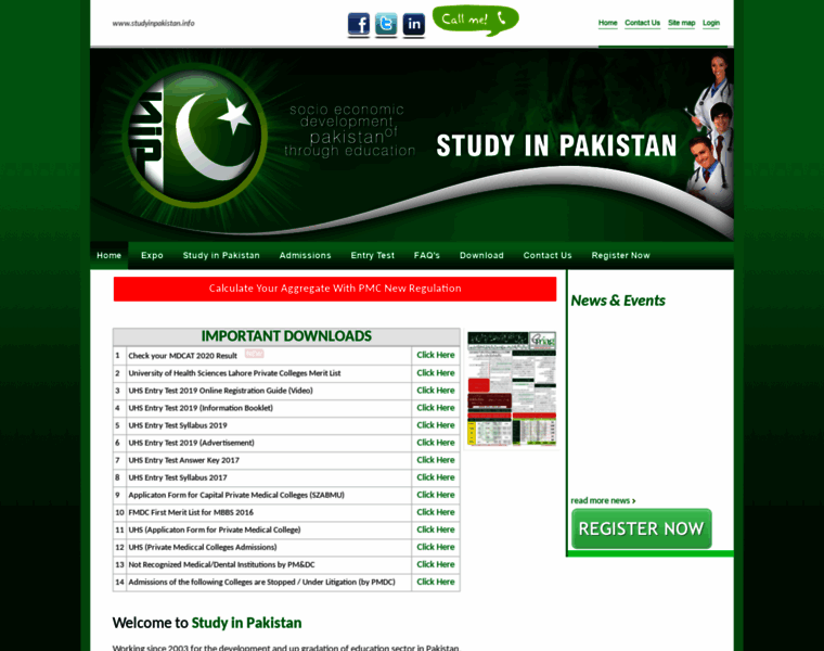 Studyinpakistan.info thumbnail