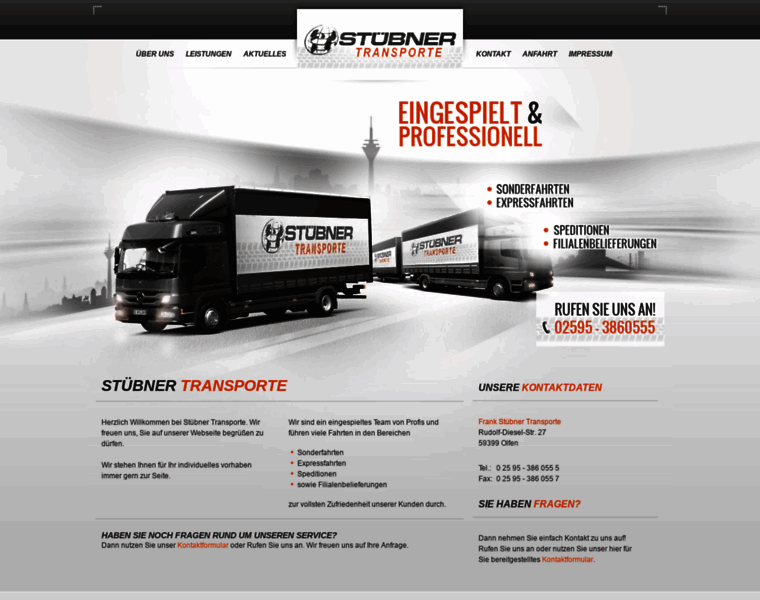 Stuebner-transporte.de thumbnail