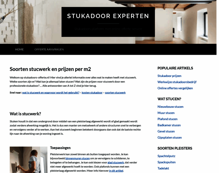 Stukadoors-offerte.nl thumbnail