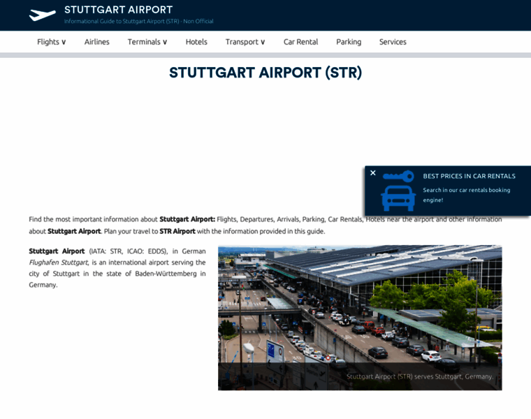 Stuttgart-airport.net thumbnail