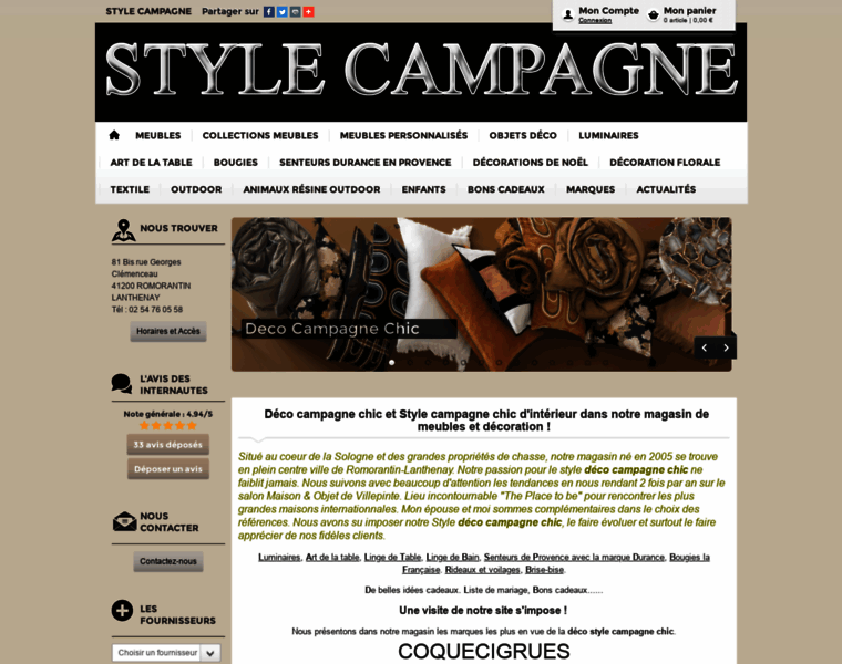 Stylecampagne.fr thumbnail