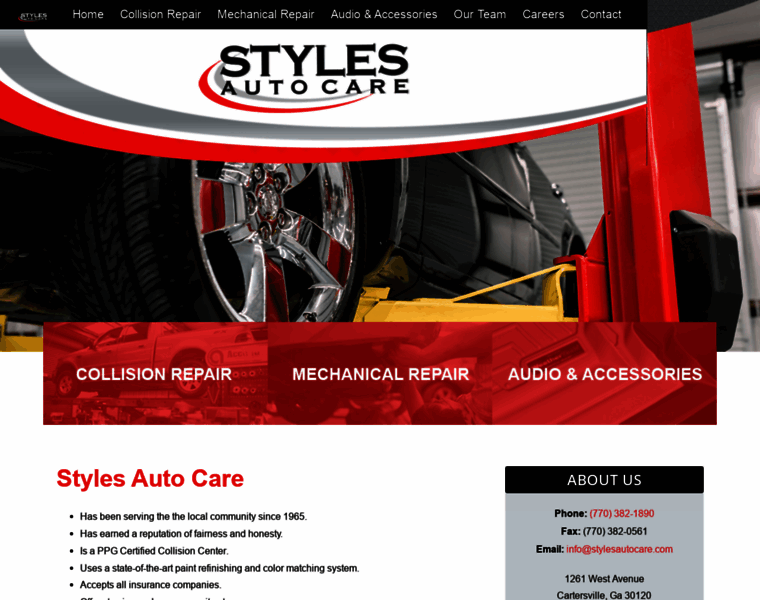 Stylesautocare.com thumbnail