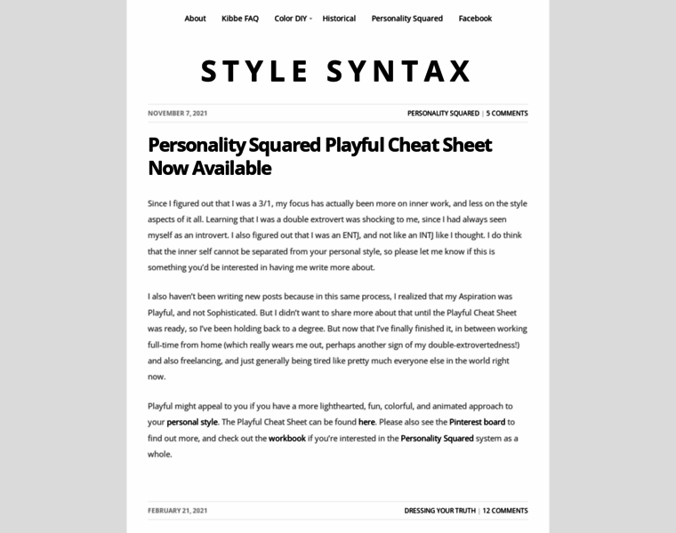 Stylesyntax.com thumbnail