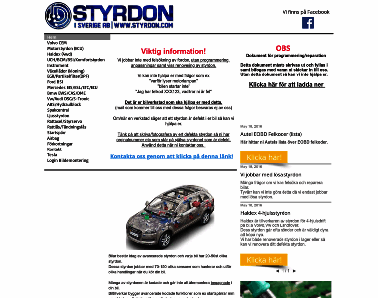 Styrdon.com thumbnail