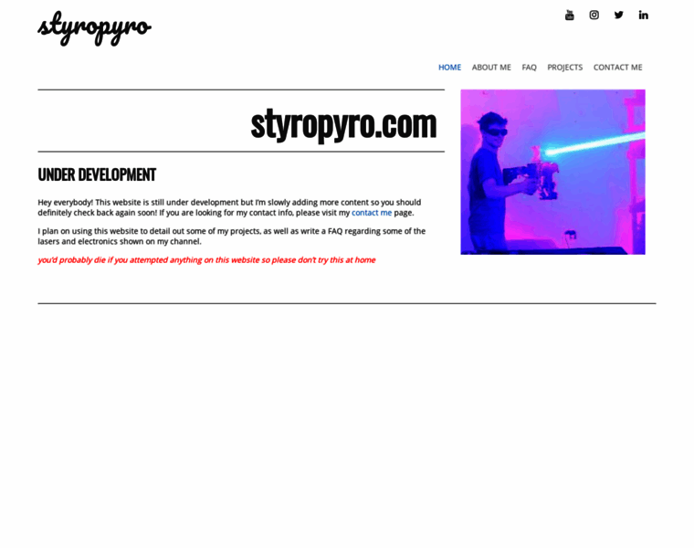 Styropyro.com thumbnail