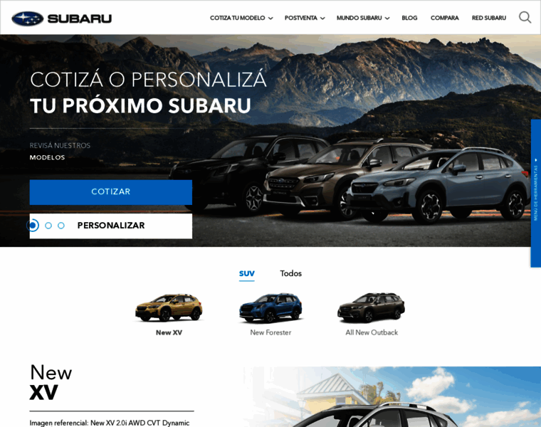 Subaru.com.ar thumbnail