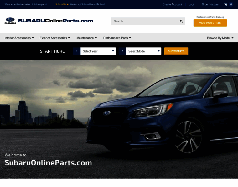 Subaruonlineparts.com thumbnail