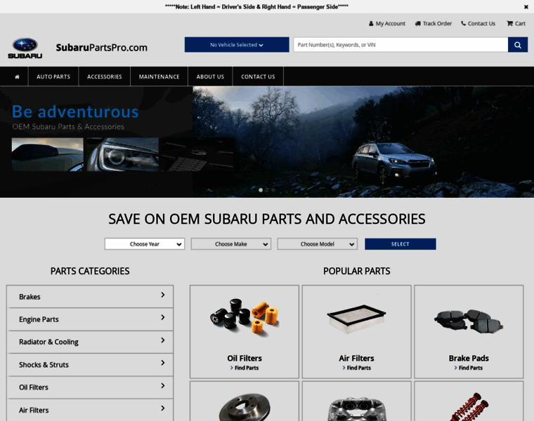 Subarupartspro.com thumbnail
