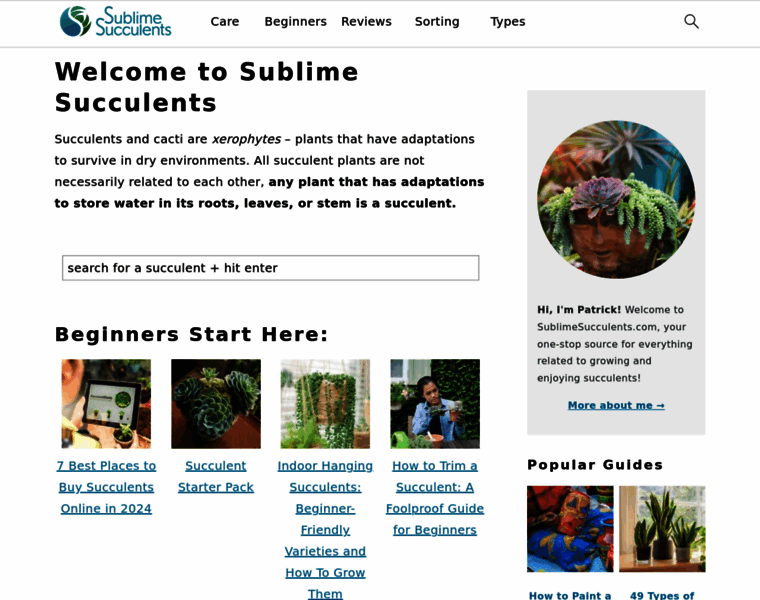 Sublimesucculents.com thumbnail