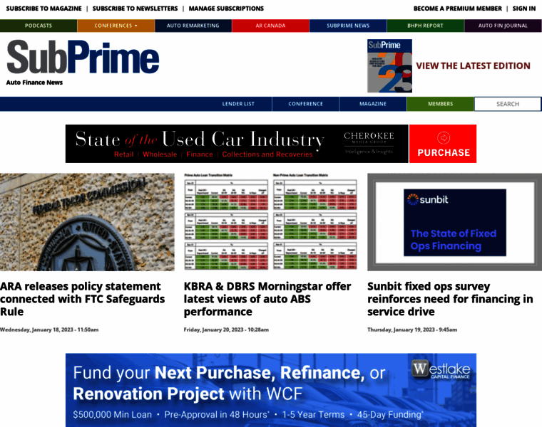 Subprimenews.com thumbnail