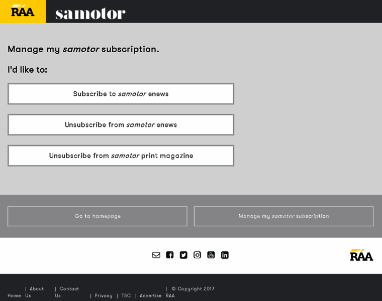 Subscribe-samotor.raa.com.au thumbnail