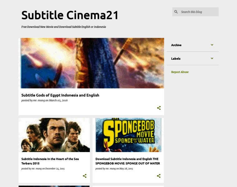 Subtitle-cinema21.blogspot.com thumbnail