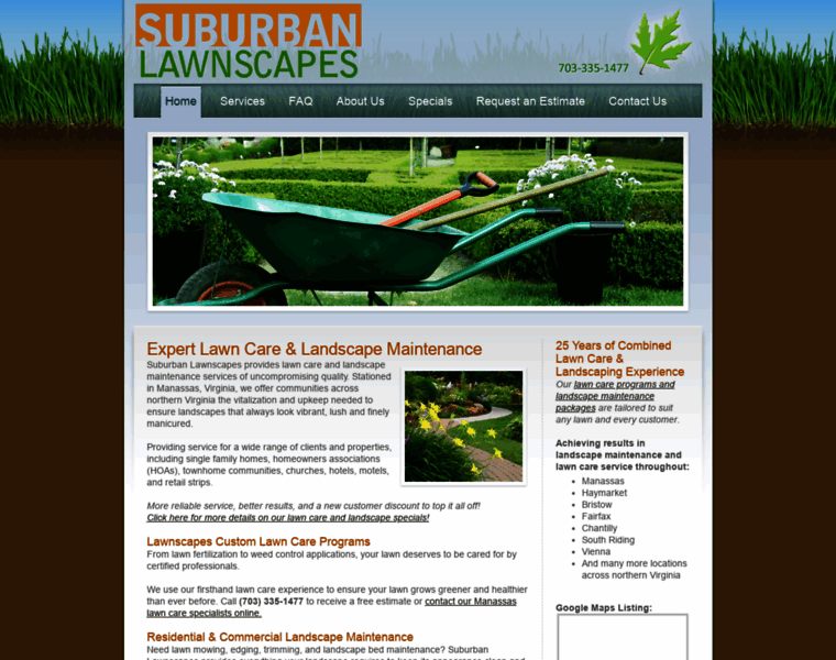 Suburbanlawnscapes.com thumbnail