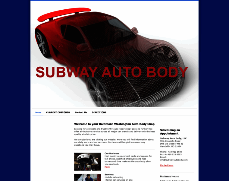 Subwayautobody.com thumbnail
