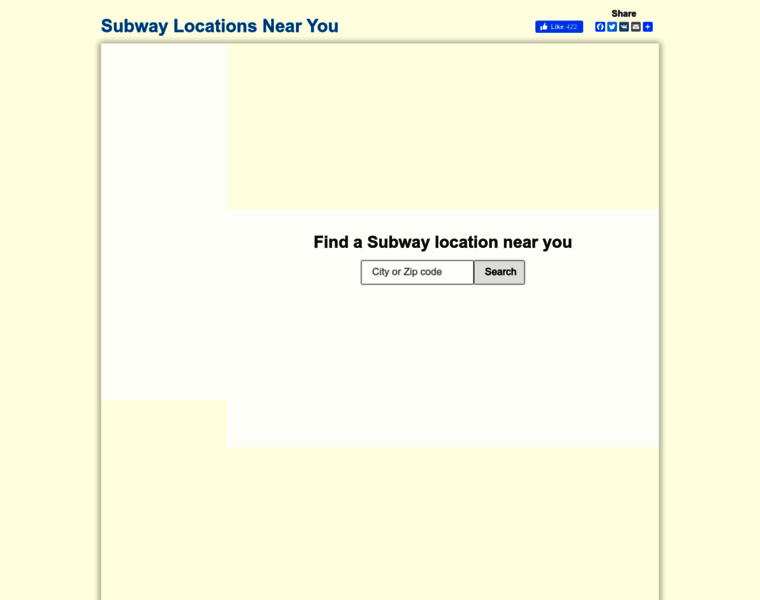 Subwaylocations.com thumbnail