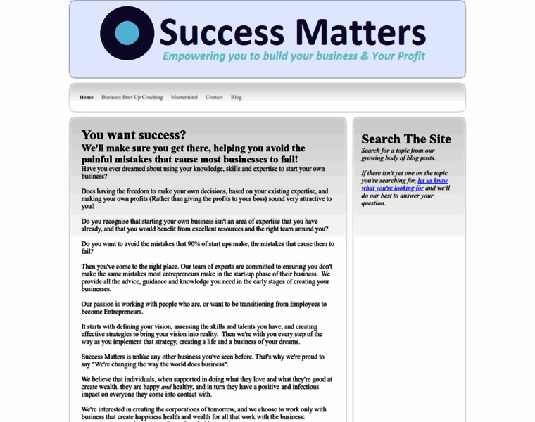 Success-matters.com thumbnail