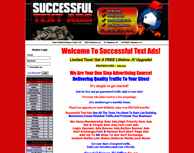 Successfultextads.info thumbnail