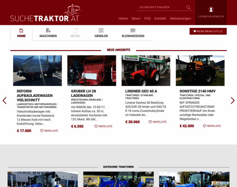 Suchetraktor.at thumbnail