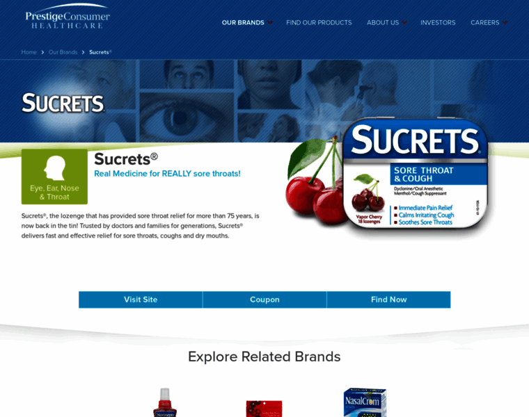 Sucrets.com thumbnail