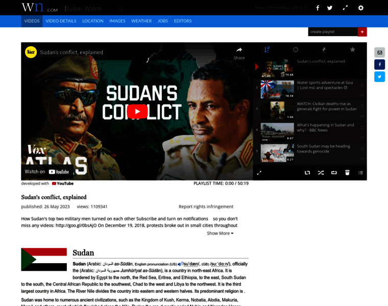 Sudanwatch.com thumbnail