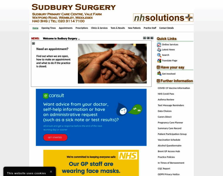 Sudburysurgery.co.uk thumbnail