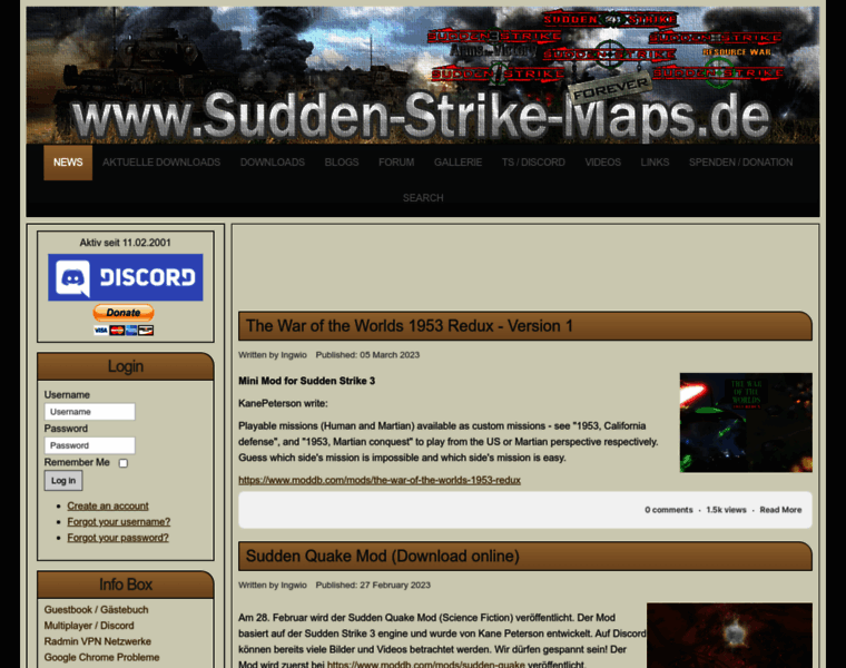 Sudden-strike-maps.de thumbnail