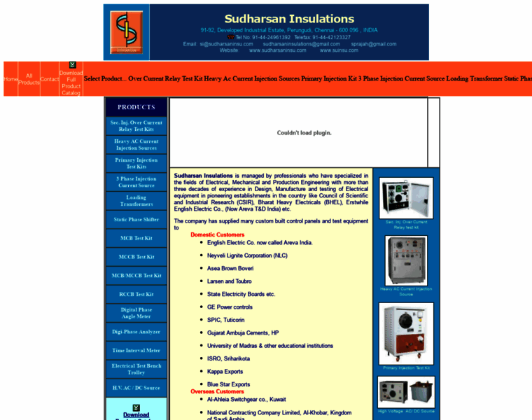 Sudharsaninsulations.com thumbnail