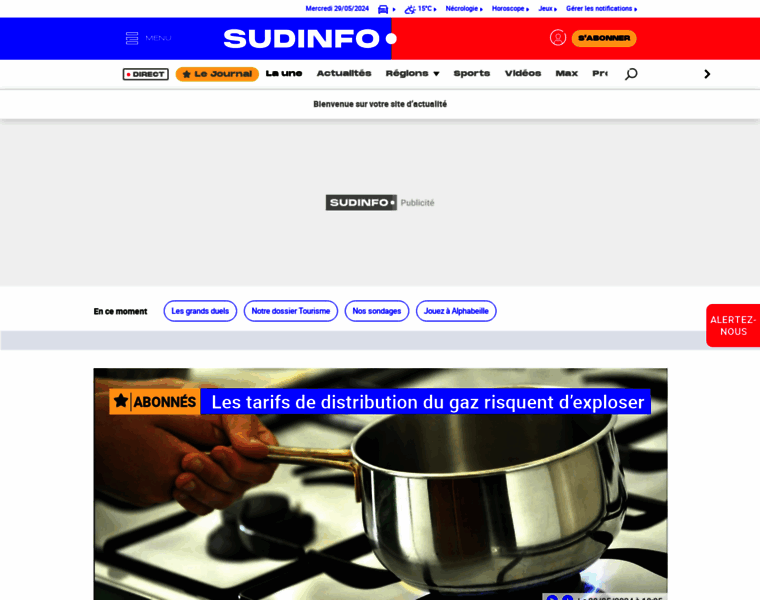 Sudinfo.be thumbnail