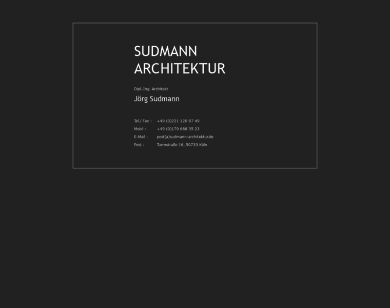 Sudmann-architektur.de thumbnail