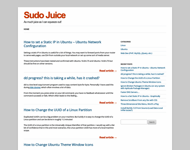Sudo-juice.com thumbnail