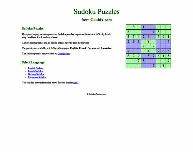 Sudoku-puzzles.com thumbnail