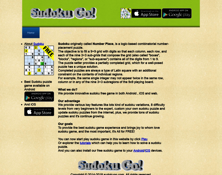 Sudokugo.com thumbnail