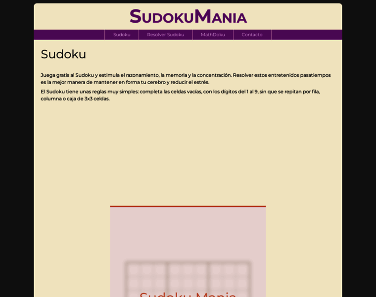 Sudokumania.ar thumbnail
