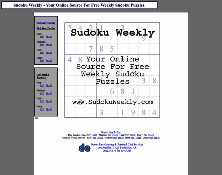 Sudokuweekly.com thumbnail