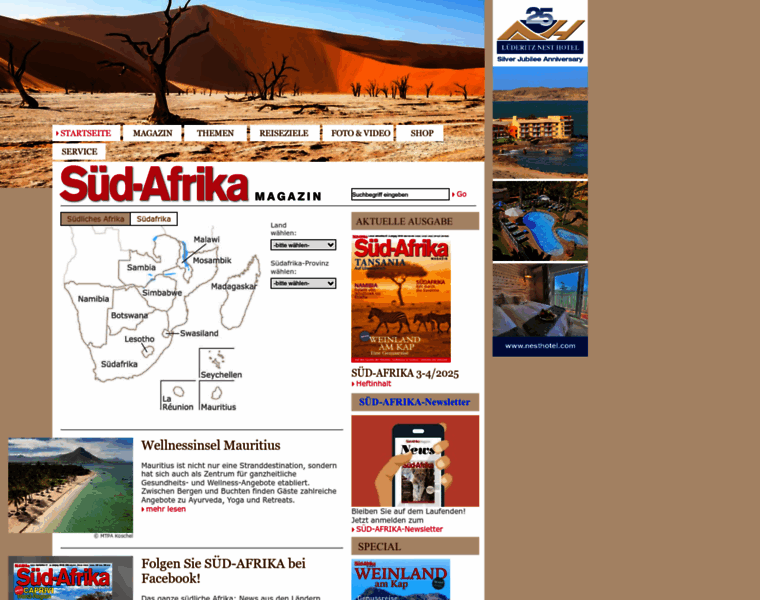 Sued-afrika.de thumbnail